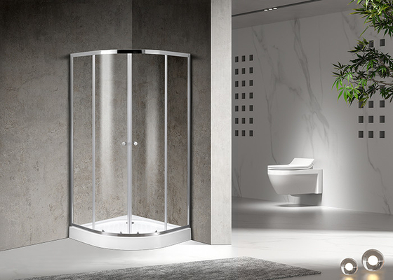 Изогнутое угловое приложение ливня, ливень 900x900x2000mm и приложения ванны покрывают хромом алюминиевое